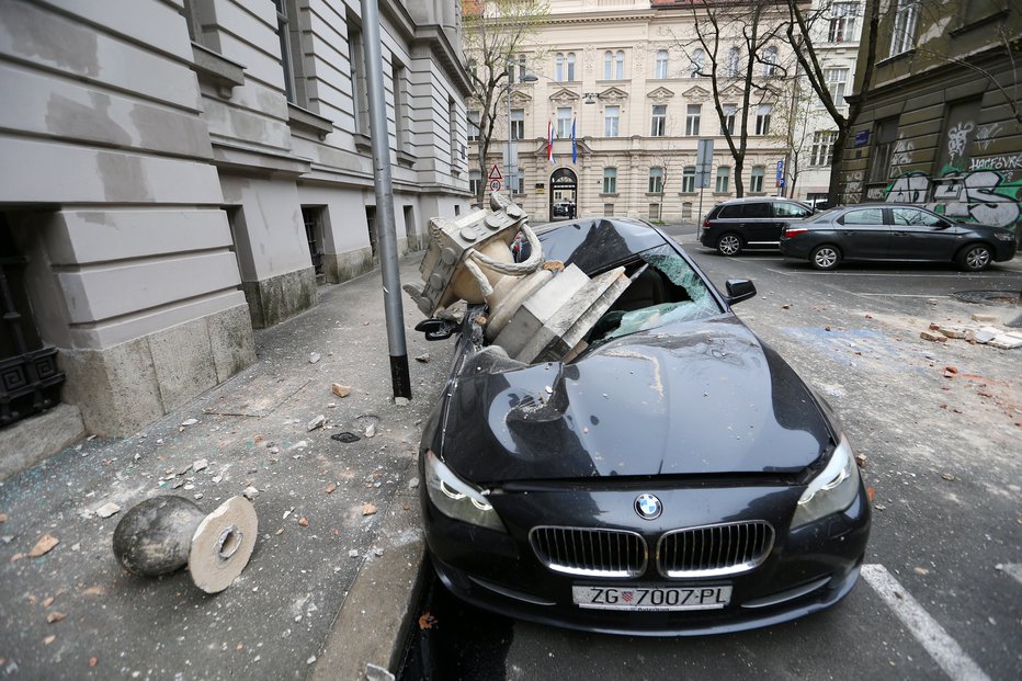 Fotografija: Zagreb po potresu. FOTO: Reuters