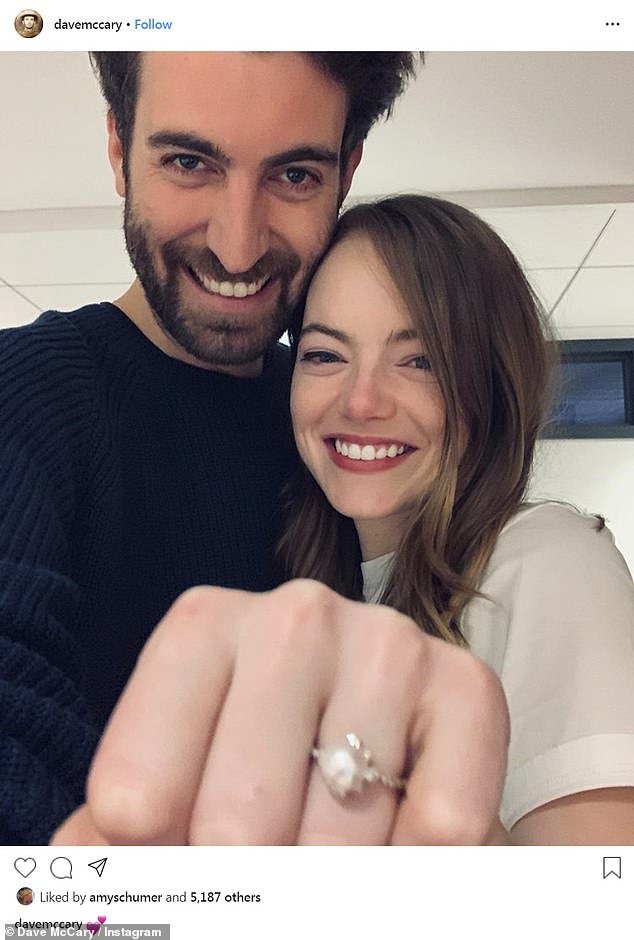 Emma in Dave novega datuma poroke še nista določila. FOTOGRAFIJE: Instagram