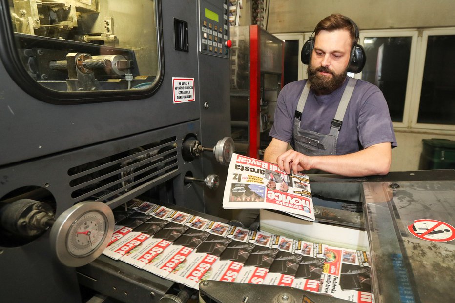 Fotografija: Naši tiskarji se zavedajo, da je še kako pomembno, da zagotavljajo nemoteno izhajanje časopisa.