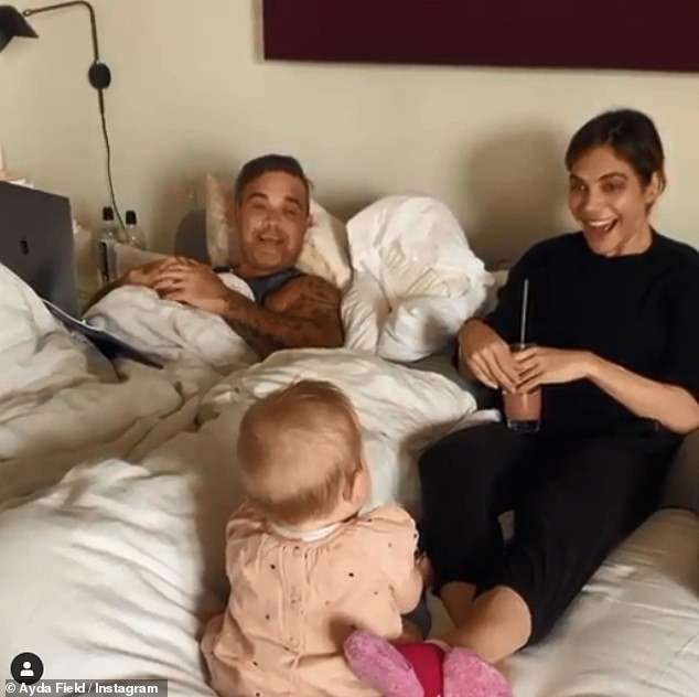 Nekoč zakrknjeni samec Robbie Williams uživa v družinskem življenju. FOTO: Instagram