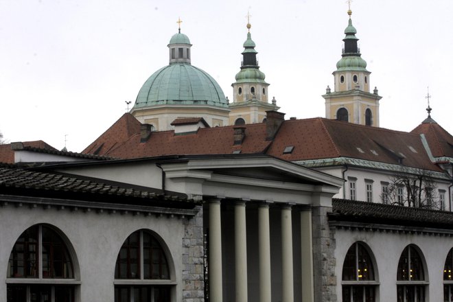 Ljubljanska stolnica FOTO:Mavric Pivk, Delo