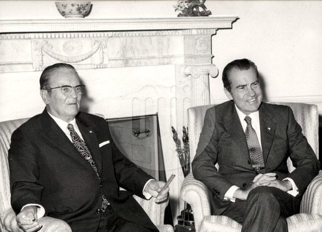 Na obisku pri Richardu Nixonu leta 1971