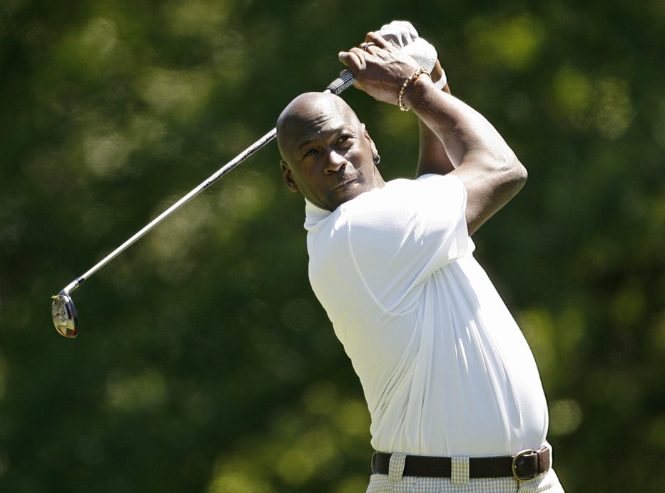 Fotografija: Michael Jordan ni prenesel poraza niti v košarki niti v golfu. FOTO: Reuters
