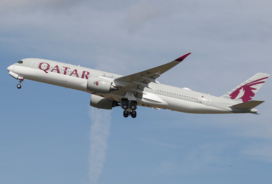 Fotografija: Qatar Airways se zahvaljuje zdravstvenemu osebju. FOTO:  Reuters