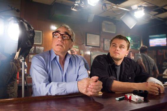 Fotografija: Martin Scorsese in Leonardo DiCaprio med snemanjem filma Volk z Wall Streeta (2013) FOTO: Press Release