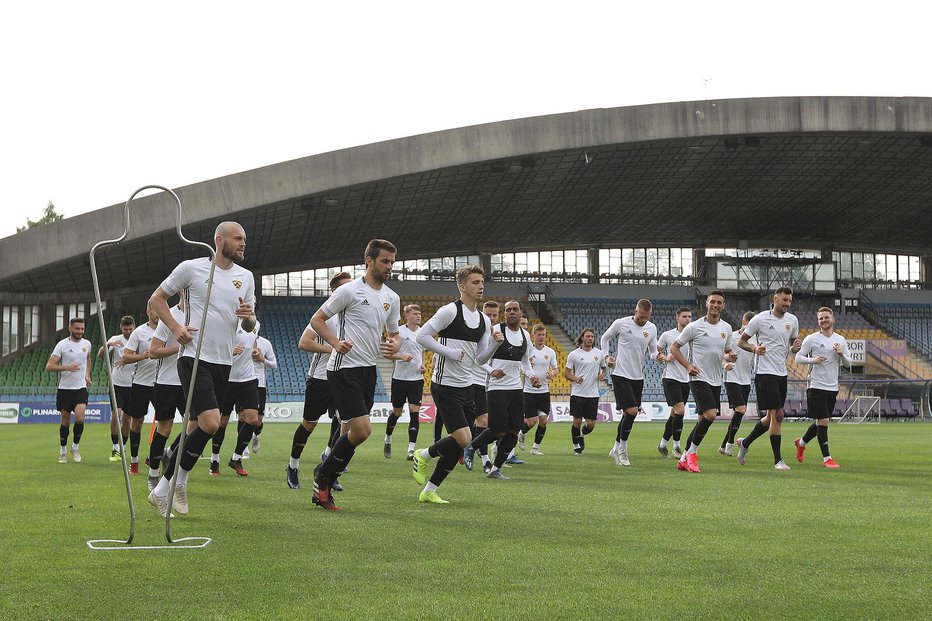 Fotografija: Mariborčani so se temeljito pripravljali za nadaljevanje sezone. FOTO: NK Maribor