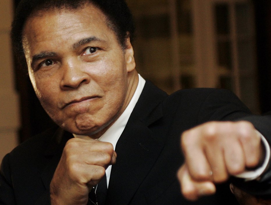 Fotografija: Muhammad Ali je imel trde pesti in bridek jezik. FOTO: Reuters