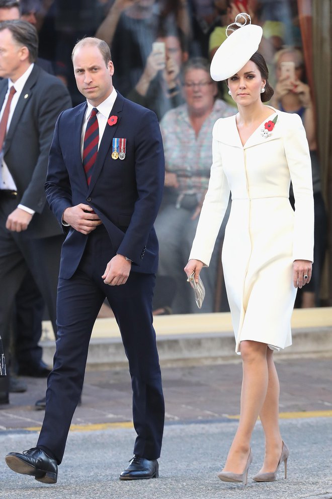 Vojvodinja Cambriška izbira elegantne in brezčasne kose čistih linij. FOTO: Guliver/getty Images