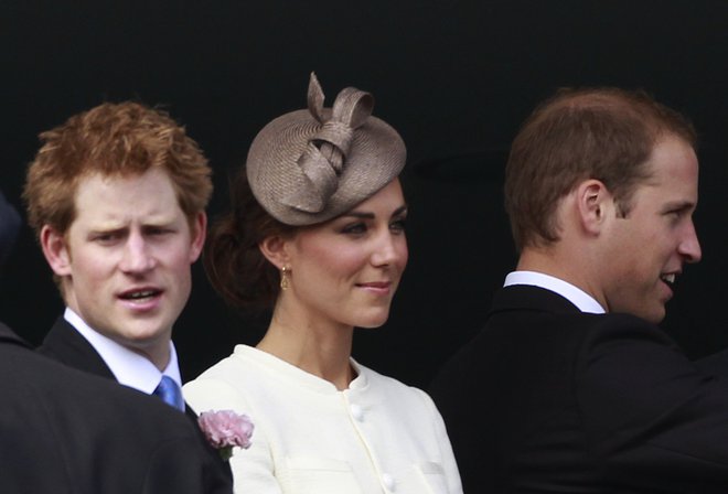 Harry, William in Kate so bili nekoč zelo dobri prijatelji. FOto: Reuters