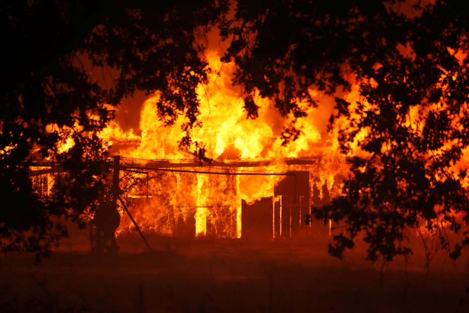 Fotografija: Požari v Kaliforniji. FOTO: Reuters