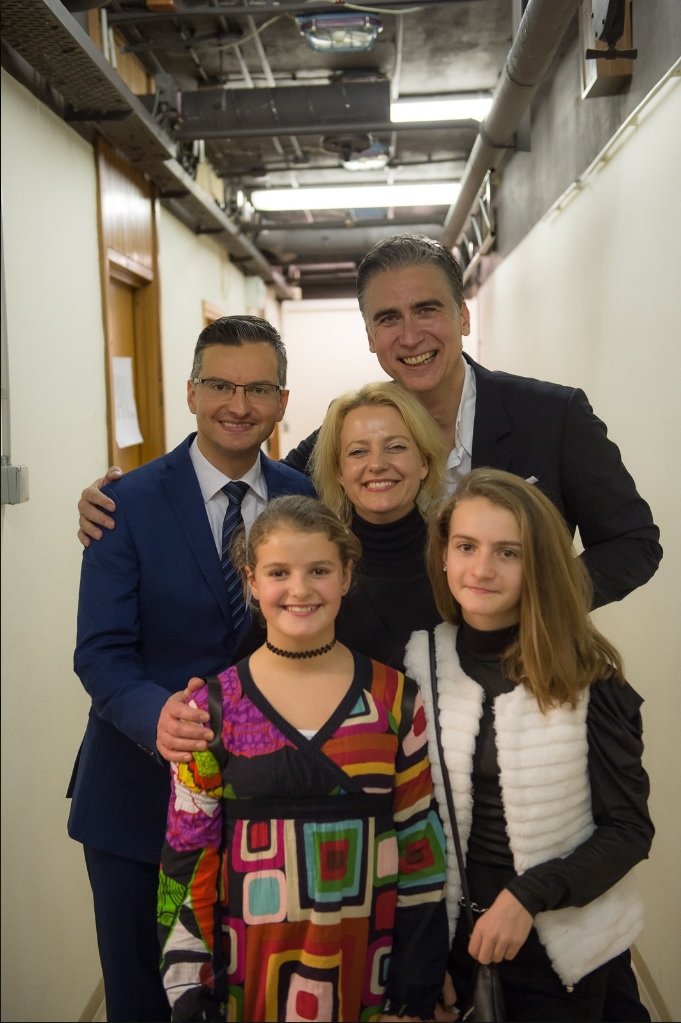 Fotografija: Družina Šarec na koncertu Jana Plestenjaka decembra lani.