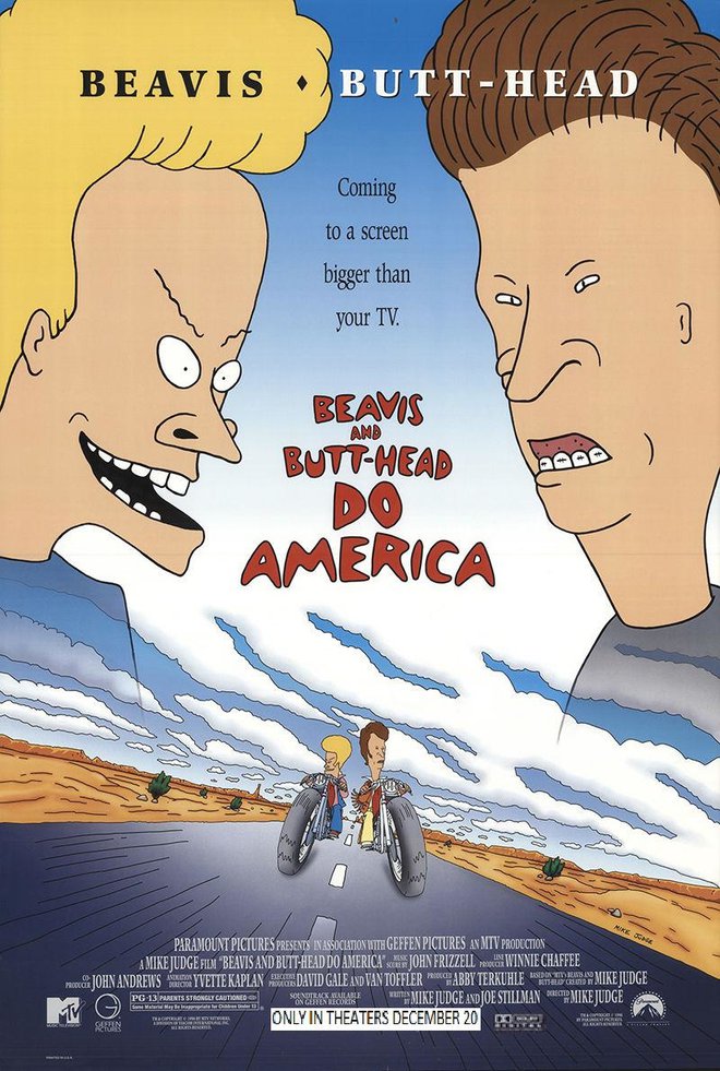 Plakat za celovečerni animirani film leta 1996 FOTOGRAFIJI: MTV