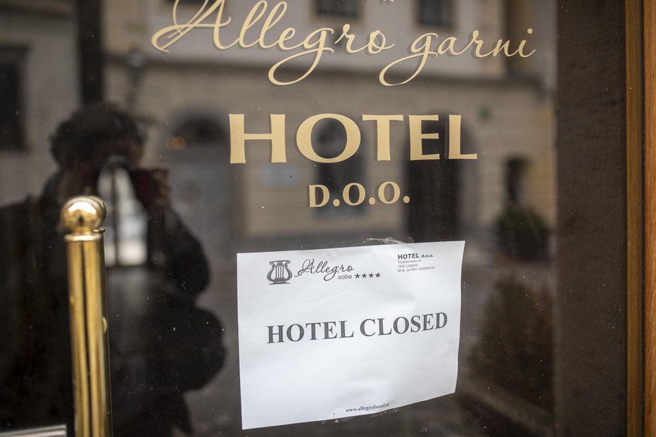 Fotografija: Večina ljubljanskih hotelov ostaja zaprtih. FOTO: Voranc Vogel