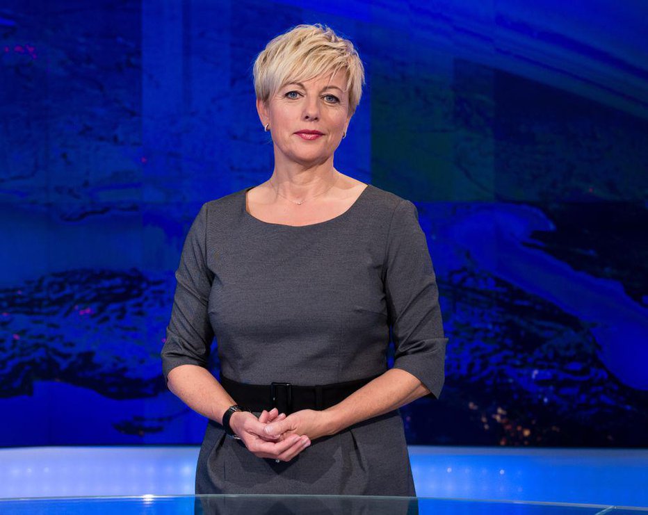 Fotografija: Rosvita Pesek je dolgoletn voditeljica Odmevov. FOTO: TV Slovenija