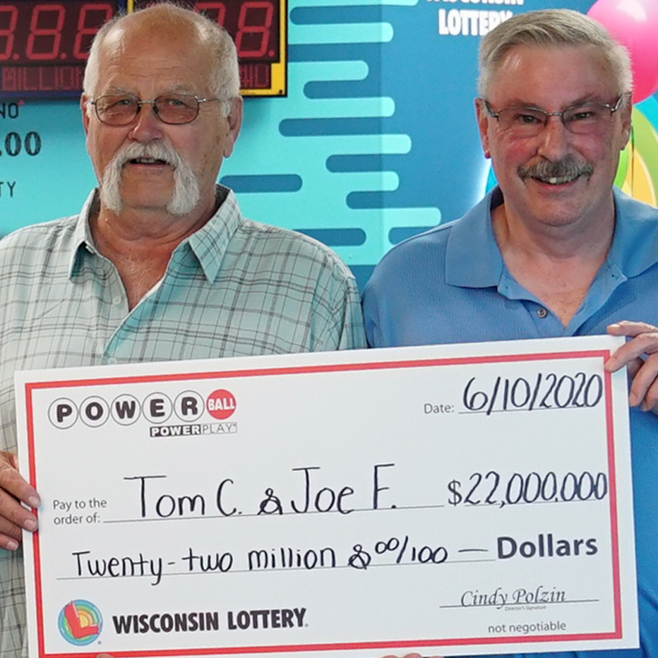 Fotografija: Pred desetletji sta sklenila, da si bosta dobitek razdelila, in Cook je obljubo držal. FOTO: Wisconsin Lottery