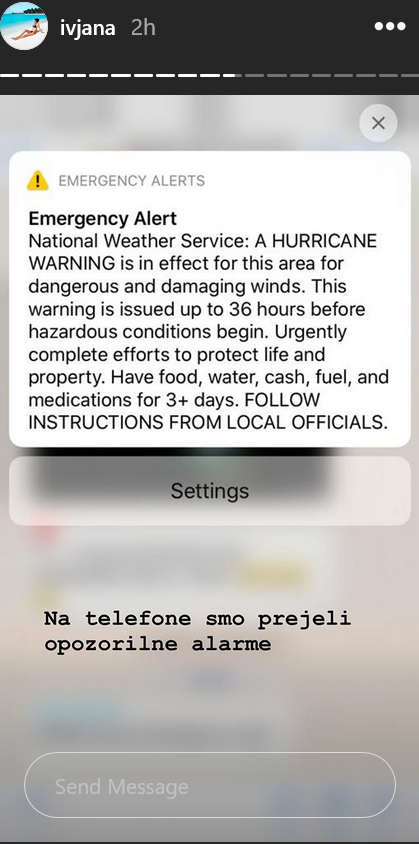 Na telefone so prejeli opozorilne alarme. FOTO: Instagram