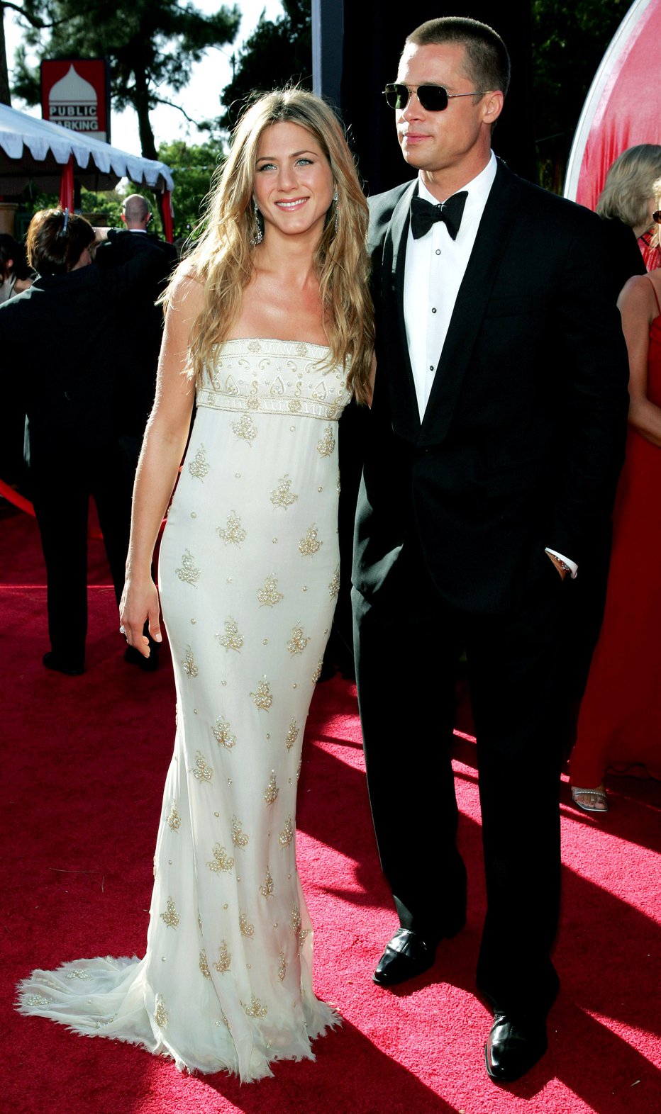 Fotografija: Med nominiranci sta tudi nekdanja zakonca Brad Pitt in Jennifer Aniston. FOTO: Lucy Nicholson Reuters Pictures