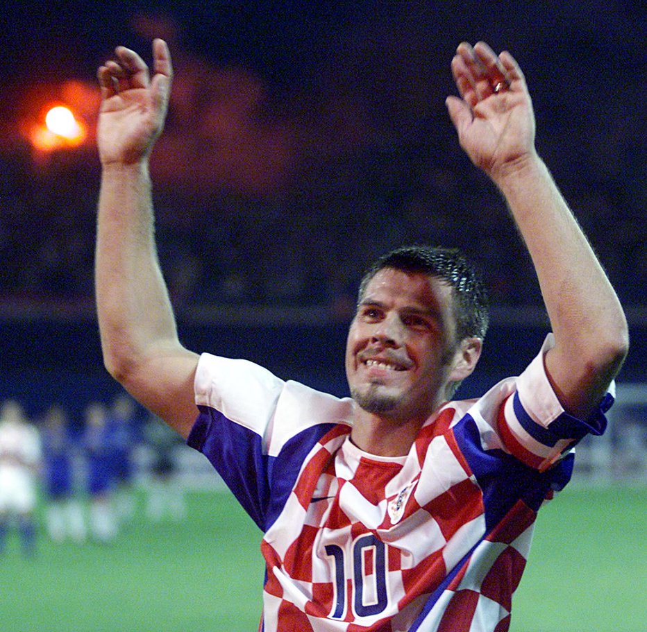Fotografija: Zvonimir Boban zaradi incidenta ni smel na mundial 1990, zablestel pa je pozneje v hrvaškem dresu na SP 1998. FOTO: Reuters