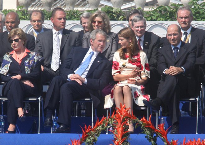 George Bush ml. je bil leta 2008 med vrhom EU-ZDA zadnji visoki ameriški državnik v Sloveniji. FOTO: JURE ERŽEN