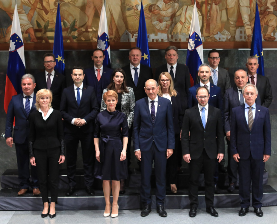 Fotografija: Ministrski zbor 14. slovenske vlade. FOTO: Vlada