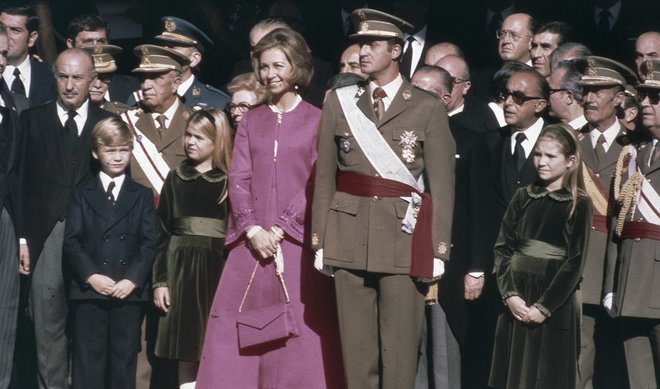 Juan Carlos in Sofia, ki sta se poročila leta 1962, imata tri otroke. FOTO: Wikipedia