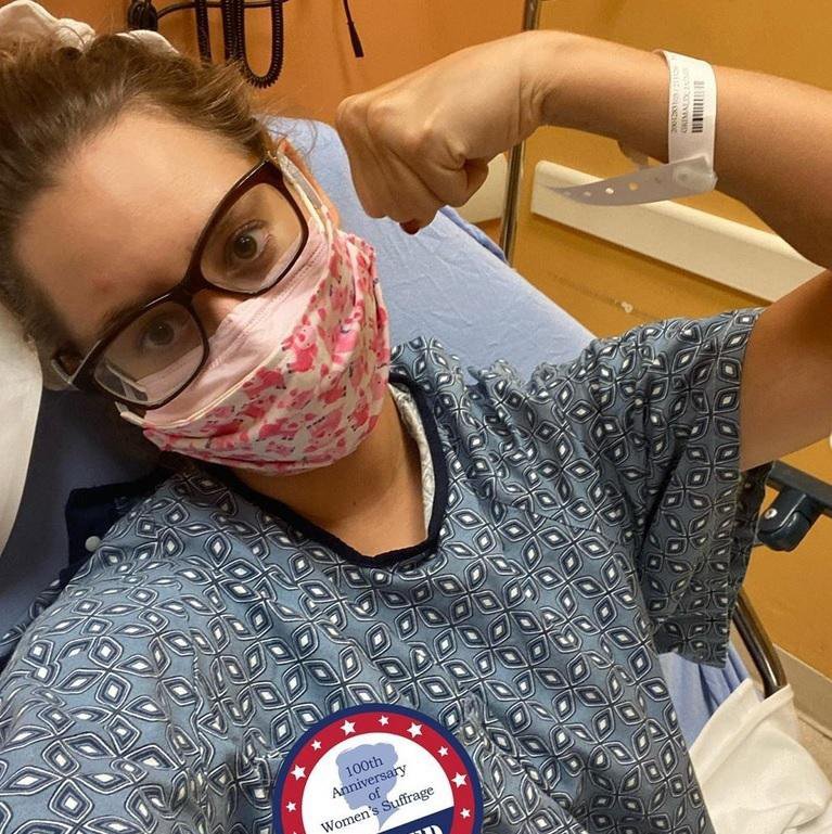 Fotografija: Jazmin Grace Grimaldi je nekaj dni ostala v bolnišnici. FOTO: Instagram