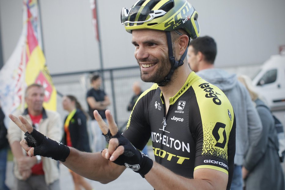 Fotografija: Luka Mezgec gre končno na Tour de France. FOTO: Jure Eržen