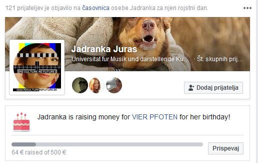 Želje Jadranke Juras. FOTO: Facebook, posnetek zaslona