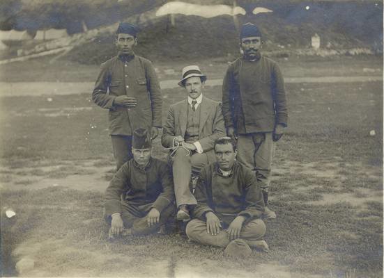 V Makedoniji med turškimi ujetniki v času 1. svetovne vojne FOTO: arhiv Muzeja