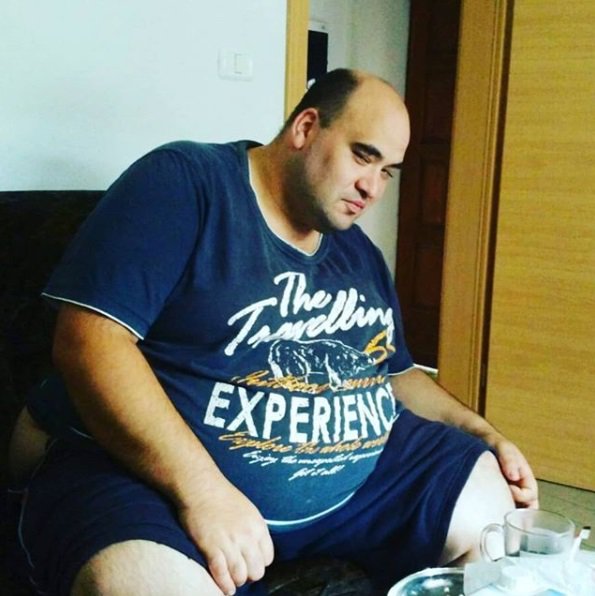 Fotografija: Aleš Hrvatin je močno shujšal. FOTO: Instagram