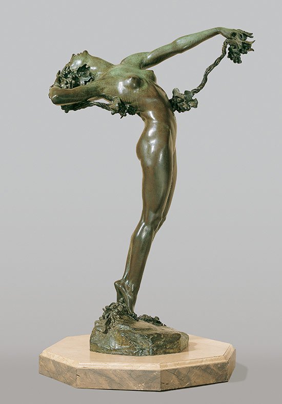 Za bronasto skulpturo najslavnejše ameriške kiparke je pozirala Ljubljančanka. FOTO: Metropolitan Museum of Art