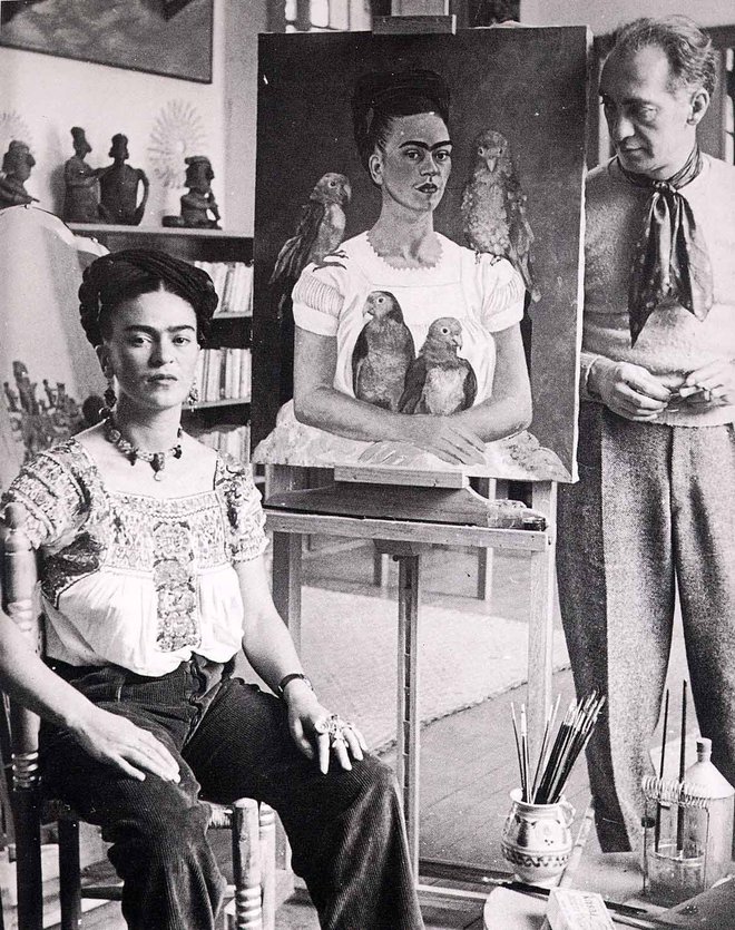 Frida Kahlo in Nickolas Muray sta bila ljubimca več kot 10 let. FOTO: Nickolas Muray Photo Archives