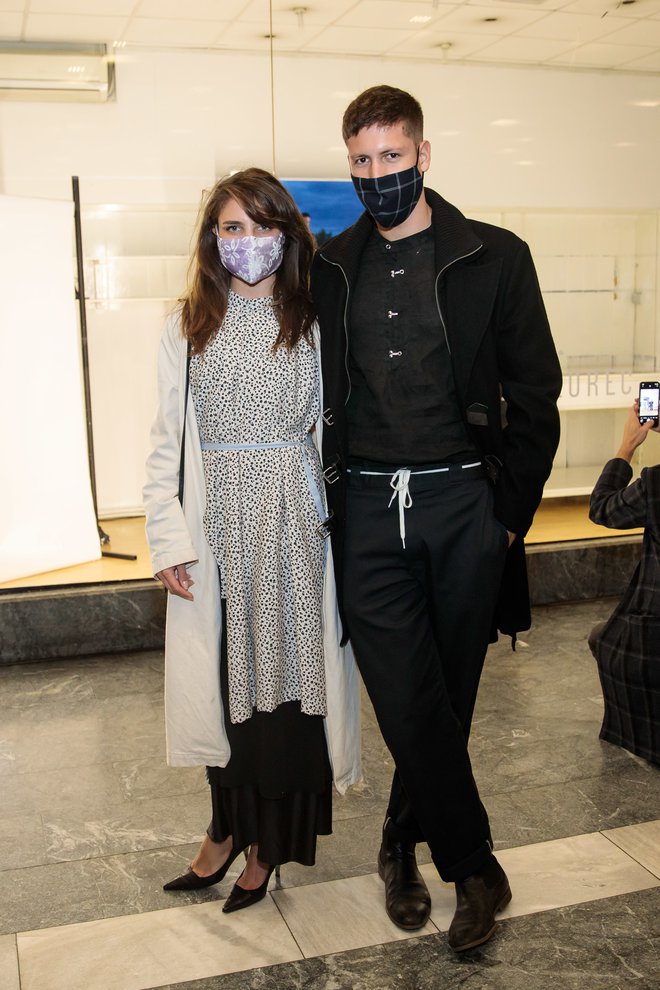 Skupaj sta se pojavila na Ljubljanskem tednu mode. FOTO: MEDIASPEED.net