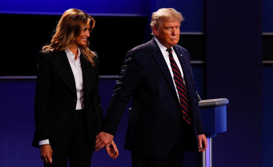 Fotografija: Donald in Melania Trump: koga vse sta okužila? FOTO: Brian Snyder, Reuters