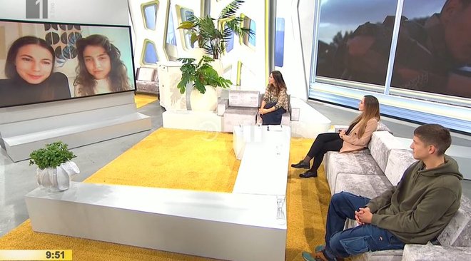 Inja Zalta je gostovala v oddaji Dobro jutro. FOTO: RTV Slovenija