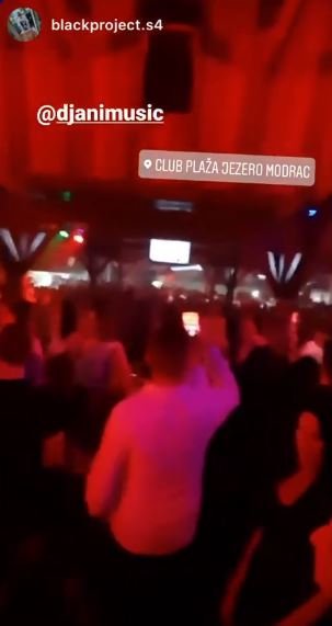 V klubu je bilo več sto ljudi. FOTO: Instagram