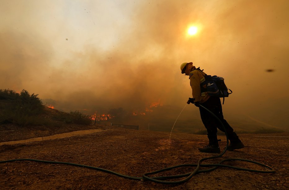 Fotografija: Požar v Kaliforniji. FOTO: Mike Blake, Reuters