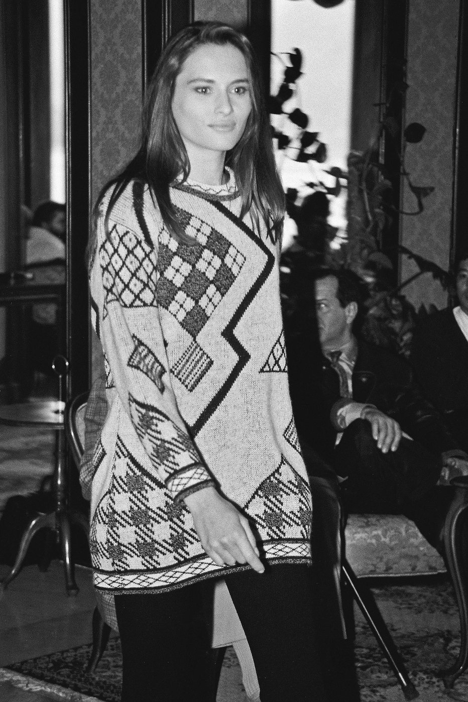 Fotografija: Na modni reviji Almire leta 1992 na Bledu je že podobna bodoči prvi dami ZDA, mar ne? Foto: Stane Jerko