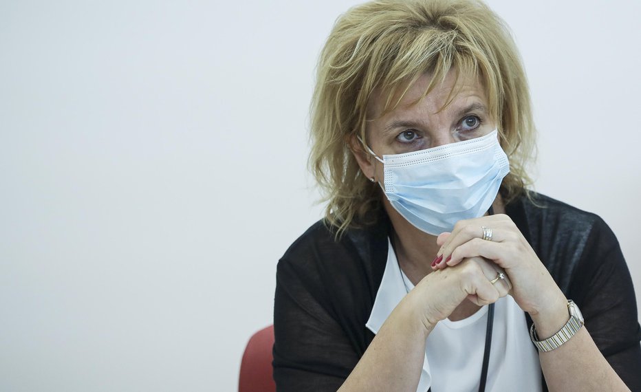 Fotografija: Infektologinja Bojana Beović, tudi vodja vladne svetovalne skupine FOTO: Jože Suhadolnik, Delo