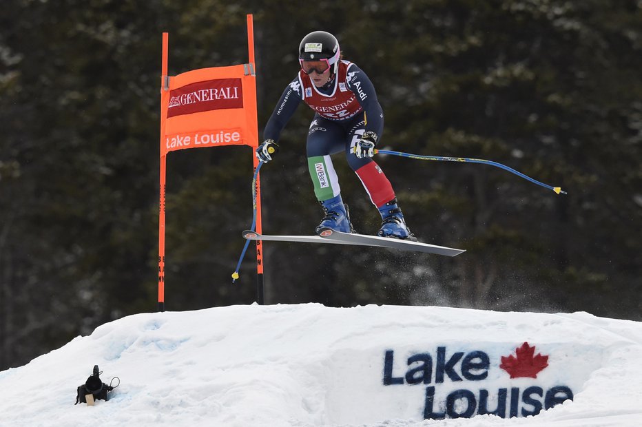 Fotografija: Elena Fanchini ima do zdaj dve zmagi v svetovnem pokalu (Lake Louise 2006 in Cortina 2015) in štiri uvrstitve na zmagovalni oder, vse v smuku. Foto: FOTO: Reuters