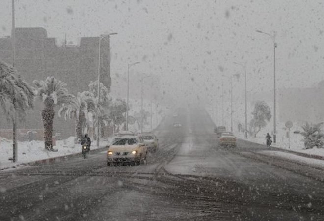 Fotografija: Sneg je pobelil Maroko. FOTO: Youtube