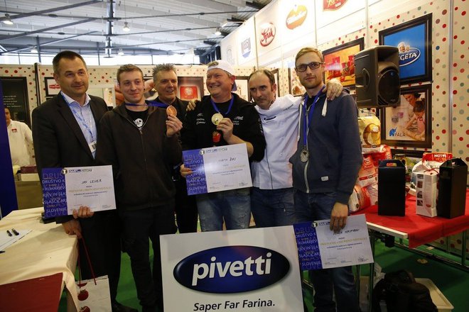 Zmagovalni oder na 6. mednarodnem prvenstvu Slovenije v izdelavi pice