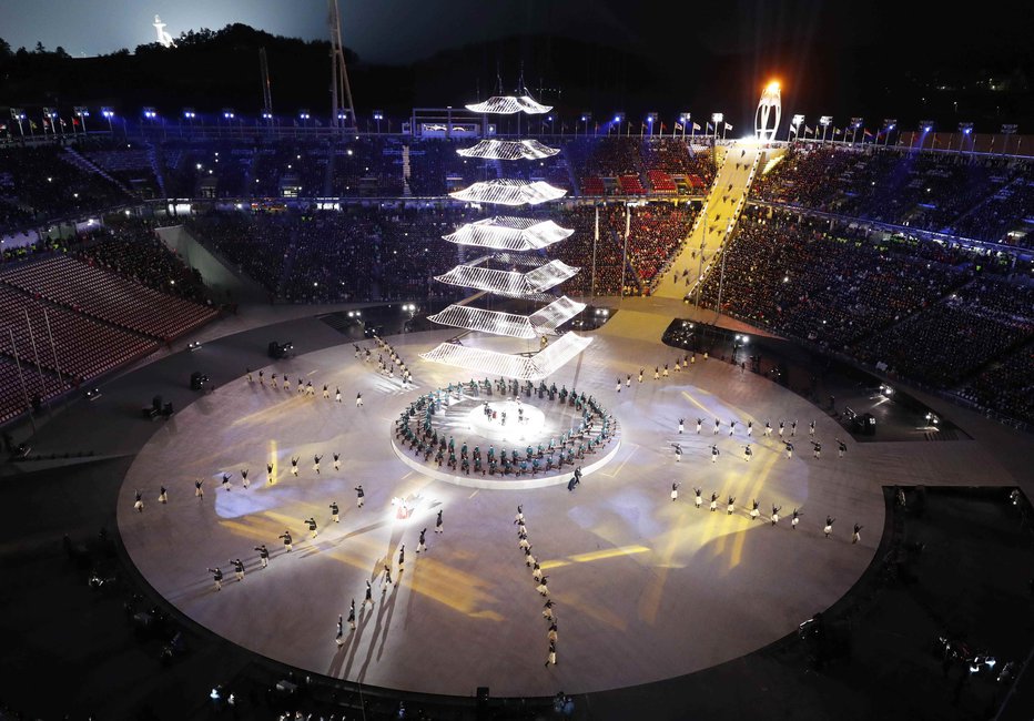 Fotografija: Zaključek zimskih olimpijskih iger 2018. FOTO: Reuters