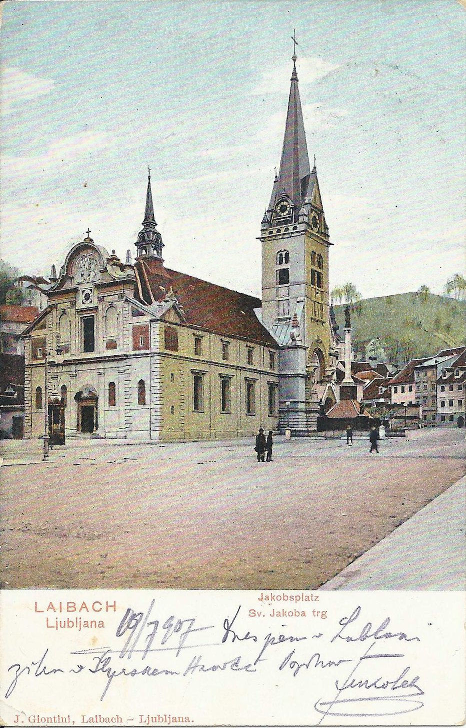 Fotografija: Po potresu 1895. obnovljena cerkev sv. Jakoba