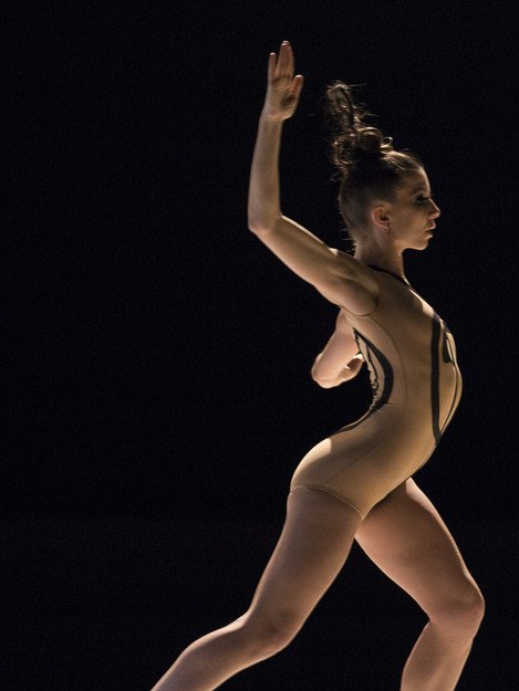 Fotografija: Tetiana Svetlična nas je navdušila s plesnim nastopom in kostumografijo. FOTO: Tiberiu Marta