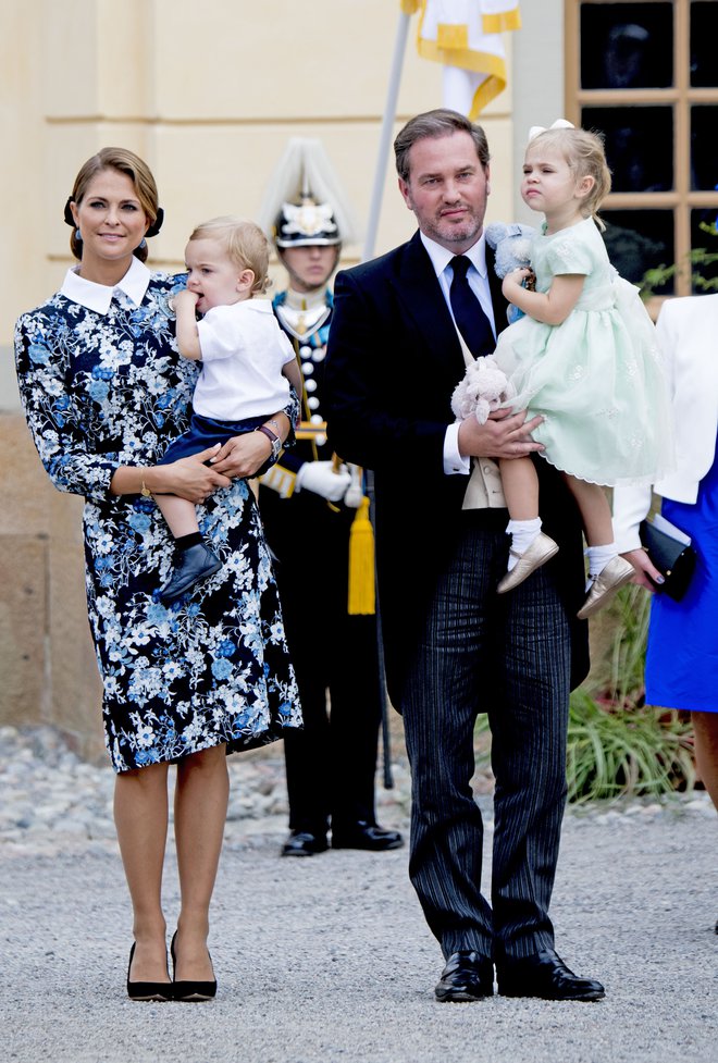 Princesa Madeleine in njen mož Chris O'Neill že imata štiriletno hčer in dve leti mlajšega sina.