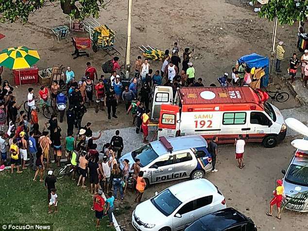 Fotografija: Na isti plaži je turist izgubil nogo in roko. FOTO: Focuson News