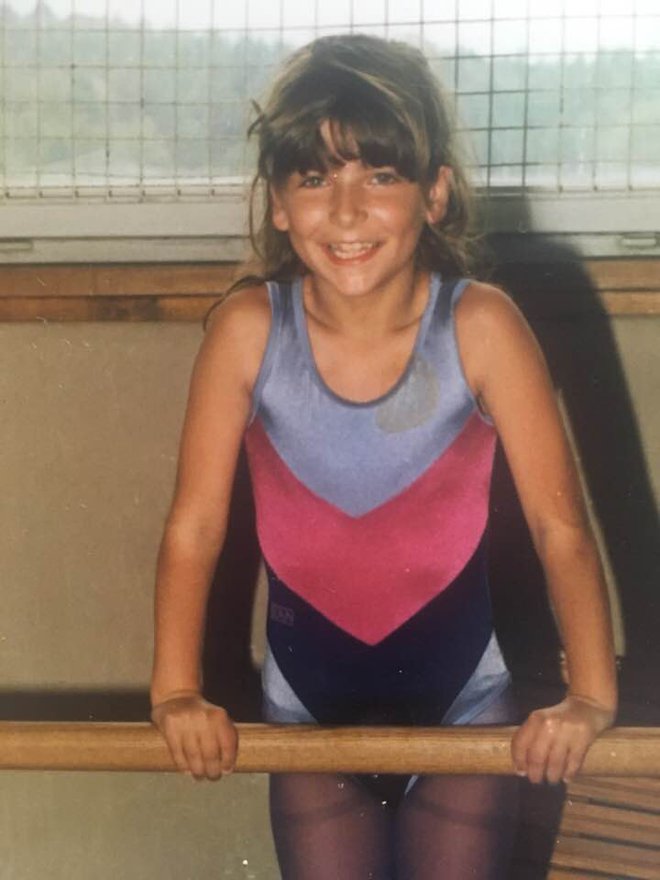 Kot deklica je trenirala gimnastiko. FOTO: Osebni Arhiv