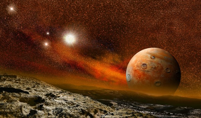 Na približno 26 mesecev se Mars obrne v retrogradno gibanje za dva meseca ter razburka dogajanje na Zemlji. FOTO: Guliver/Getty Images