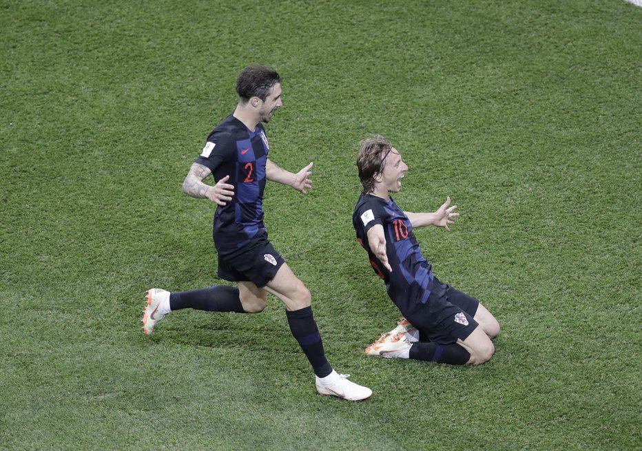 Fotografija: Drugi gol je prispeval Luka Modrić. FOTO: AP